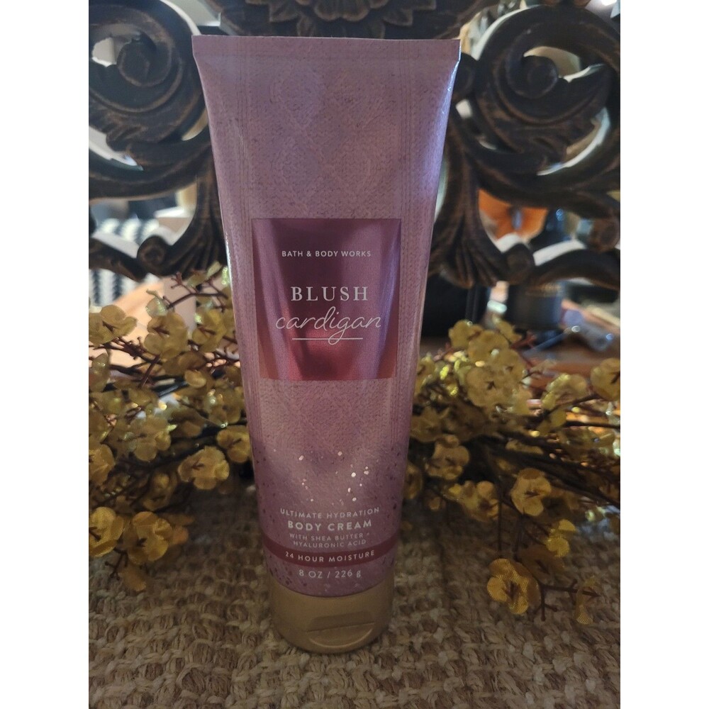 Blush Cardigan - Bath and Body Works Body Cream